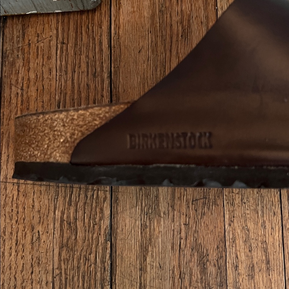 BIRKENSTOCK Arizona Arizona Oiled Leather Slide Sandals - Picture 9 of 13